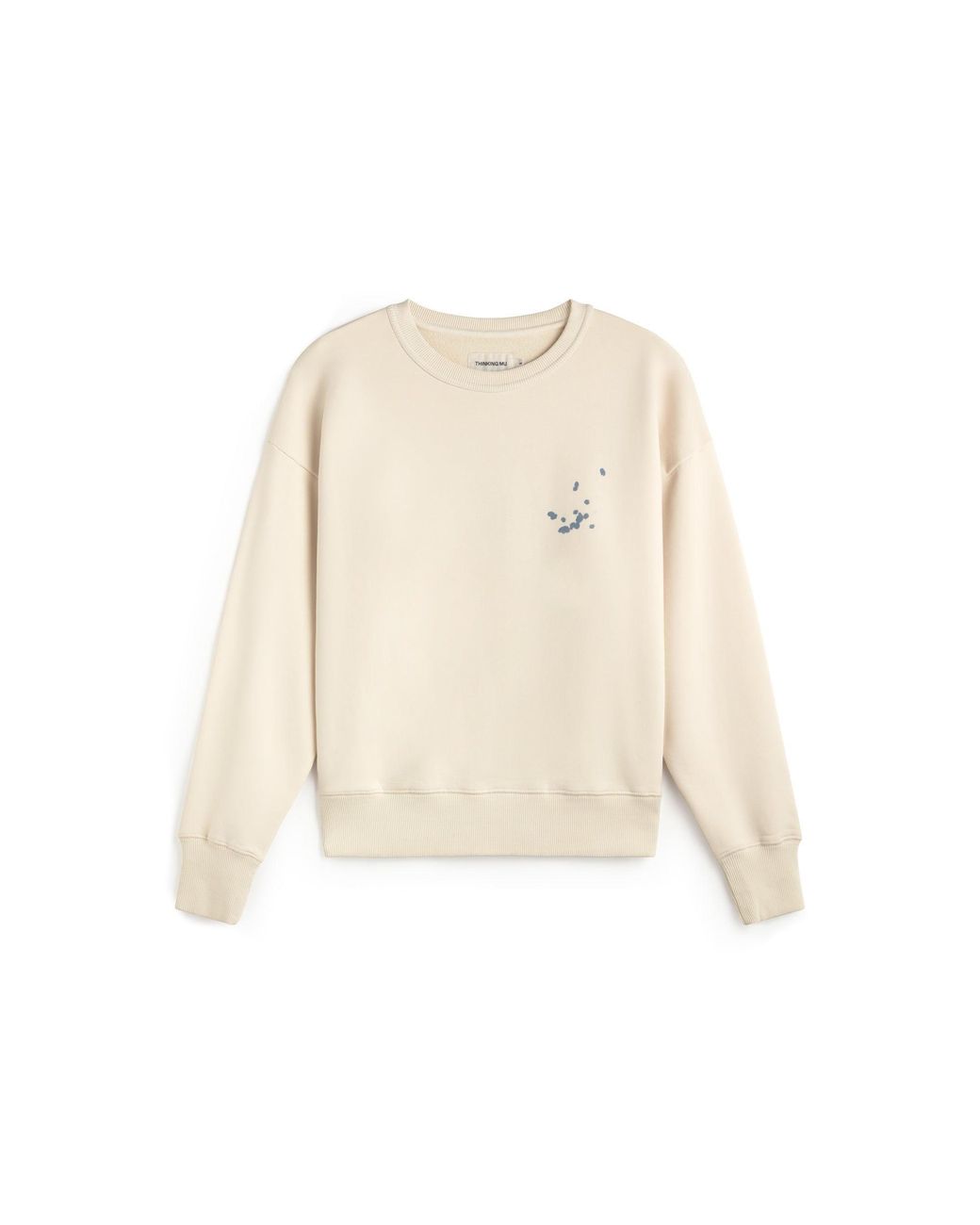 Thinking Mu White Ecru Dandelion Jodie Sweatshirt
