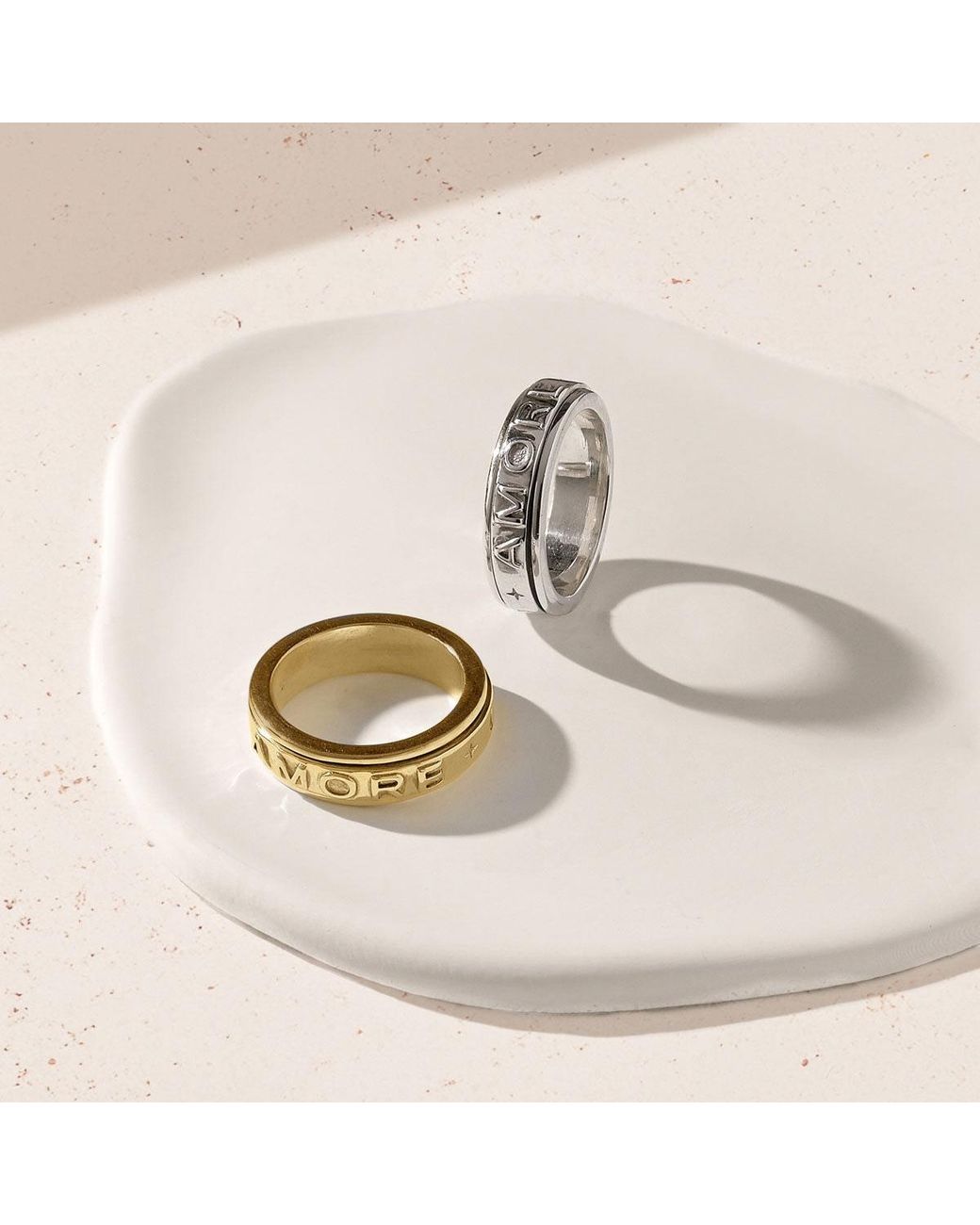 Charlotte's Web Jewellery Metallic Amore Vermeil Spinning Ring
