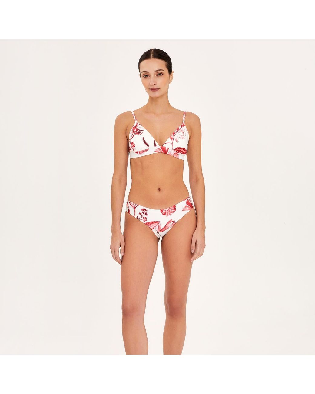 Aguaclara Pink Rouge Fixed Triangle Top