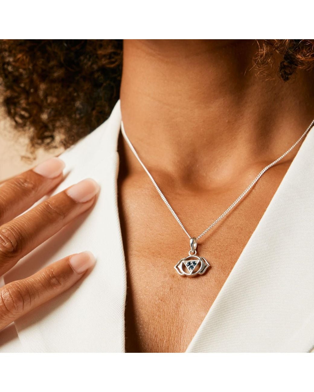 Charlotte's Web Jewellery Metallic Third Eye Chakra Necklace