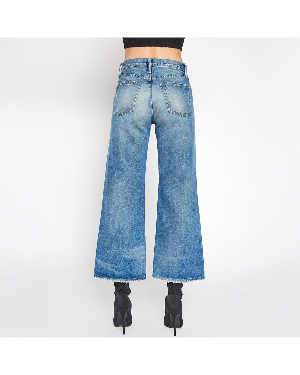 NOEND Blue Hailey Wide Culotte