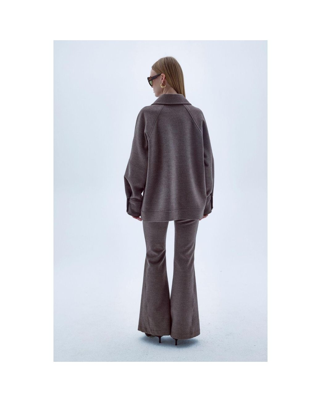 NAZLI CEREN Brown Avrell Cashmere Trousers