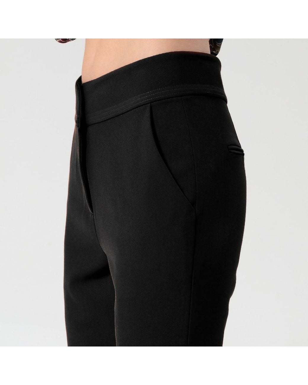 Smart and Joy Black Flare Long Pants