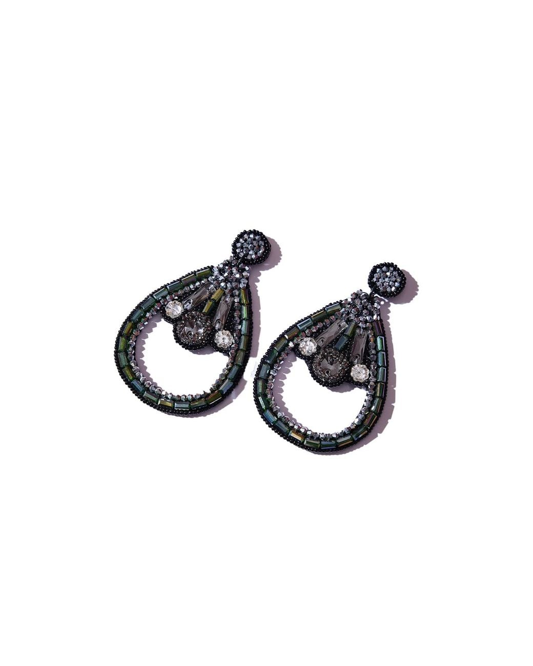 Simitri Black Emerald Mirage Earrings