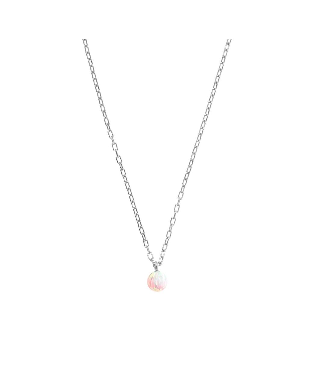 Ora Pearls Metallic Opia Sun Opal Chain Pendant