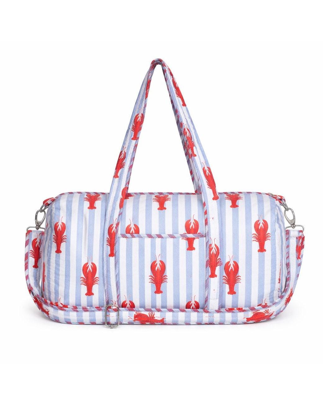 Conscious Yoga Collective Red The Lobster Striped Weekender
