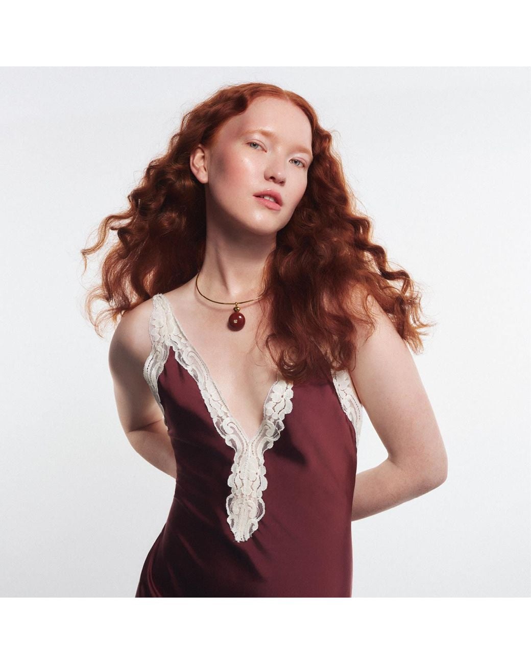Saule Label Brown Paloma Collar Necklace