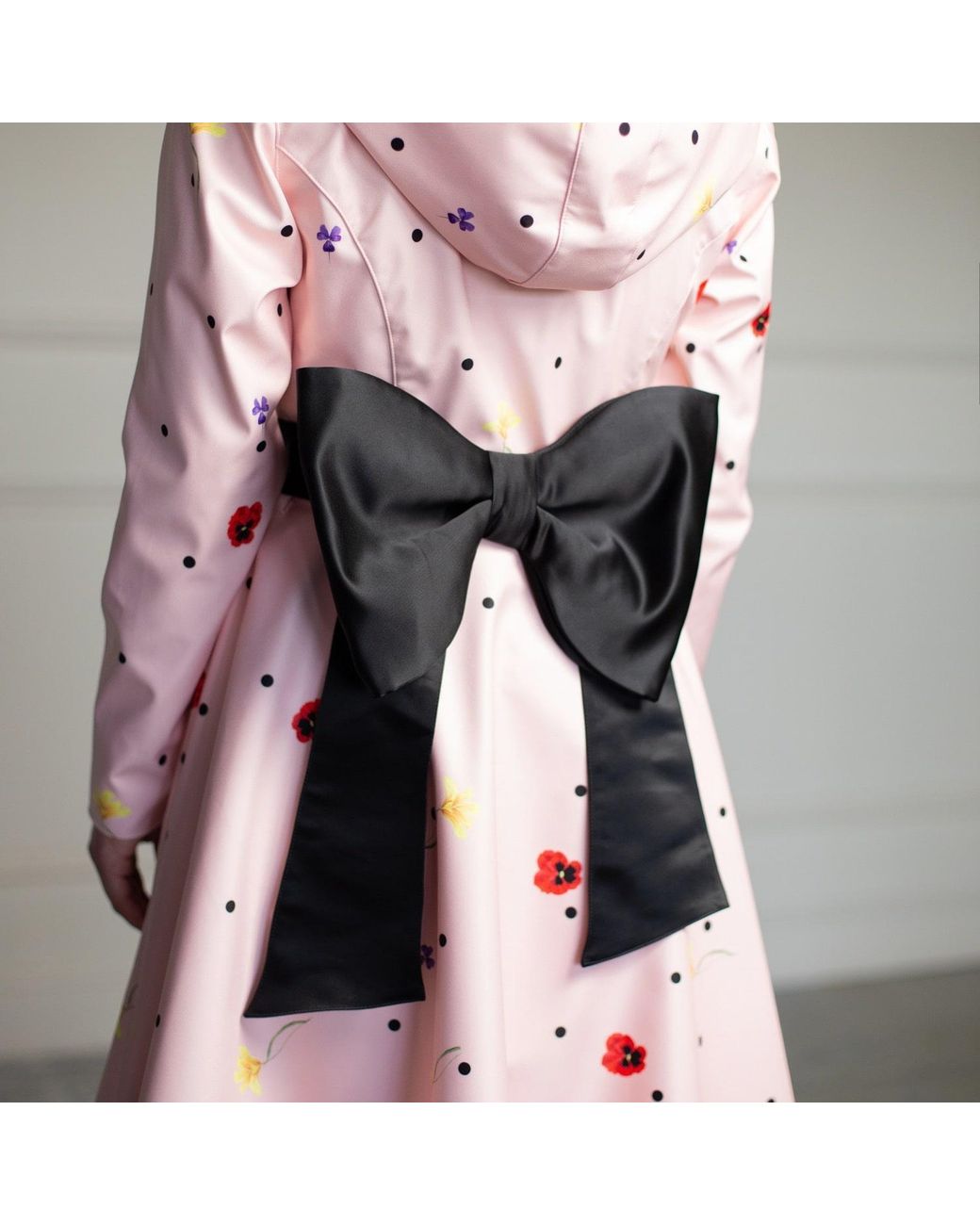 RainSisters Black Bow Belt