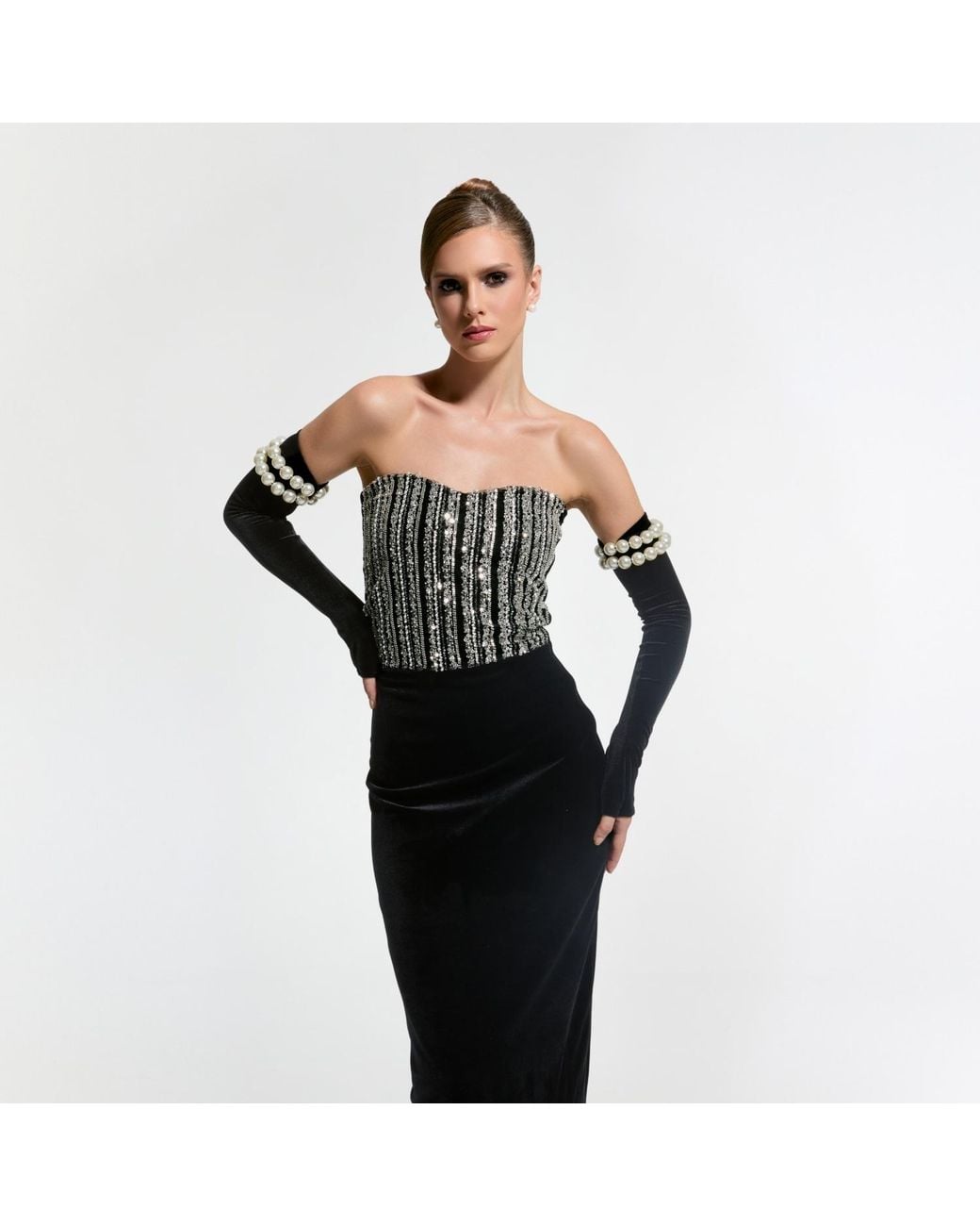 Nur Karaata Black Le Meurice Dress