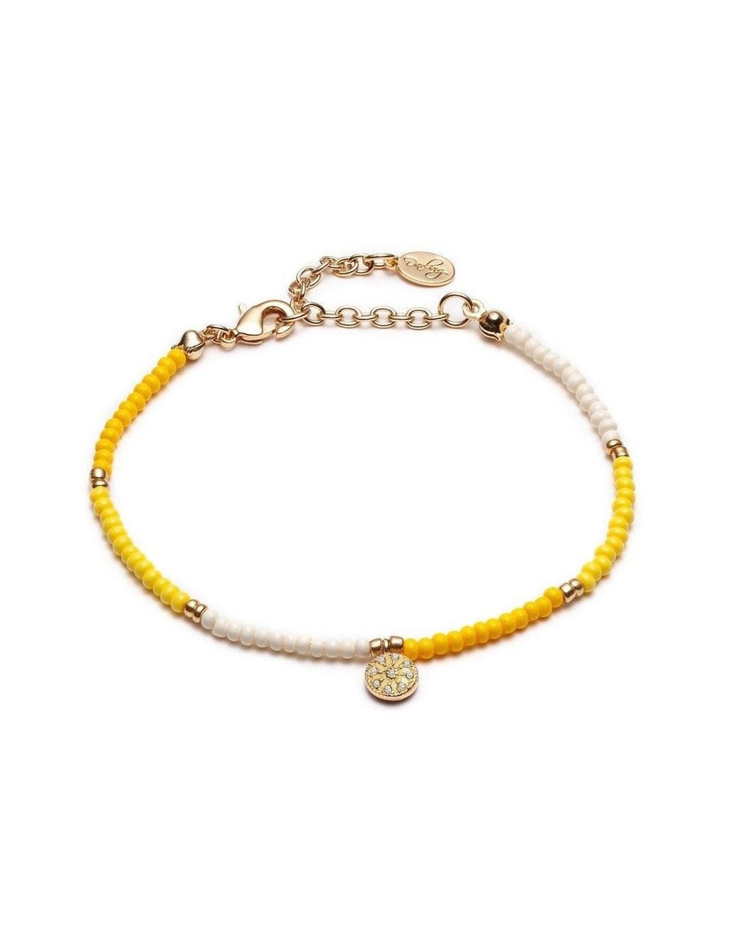 With Love Darling Metallic Energy Beaded Bracelet