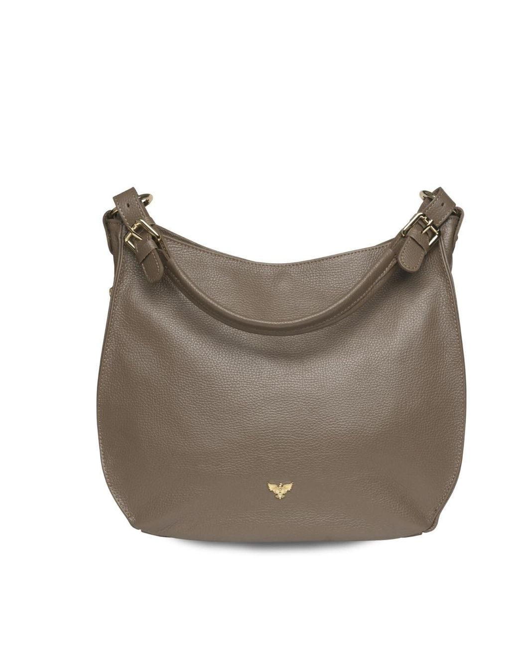 Apatchy London Gray Neutrals The Harriet Mink Leather Bag
