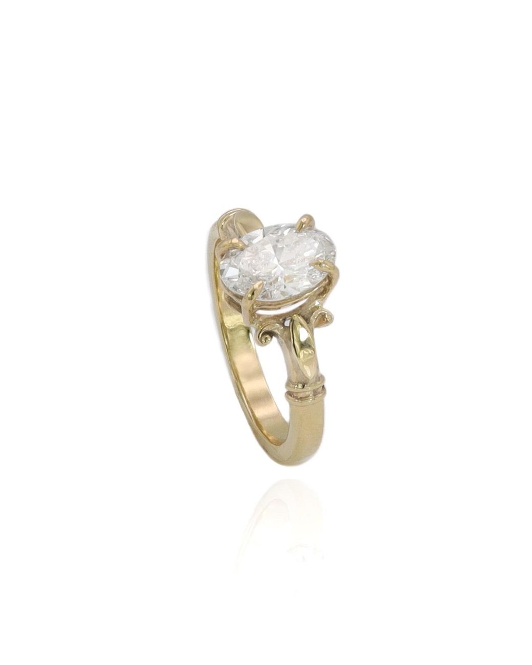 Gabriella Alicia Metallic Volute Ring
