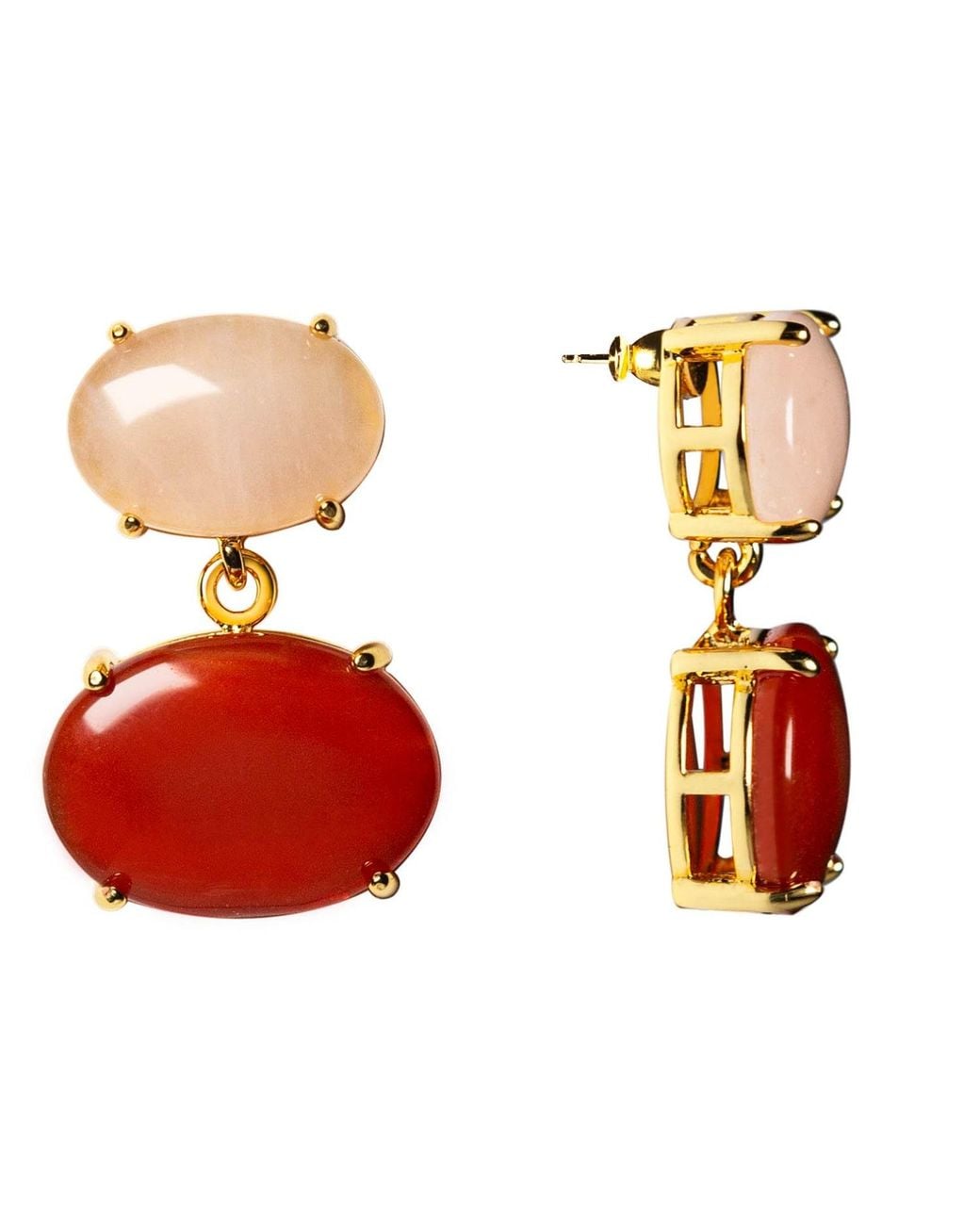 Crystalline Jewellery Red Blush & Ruby Earrings