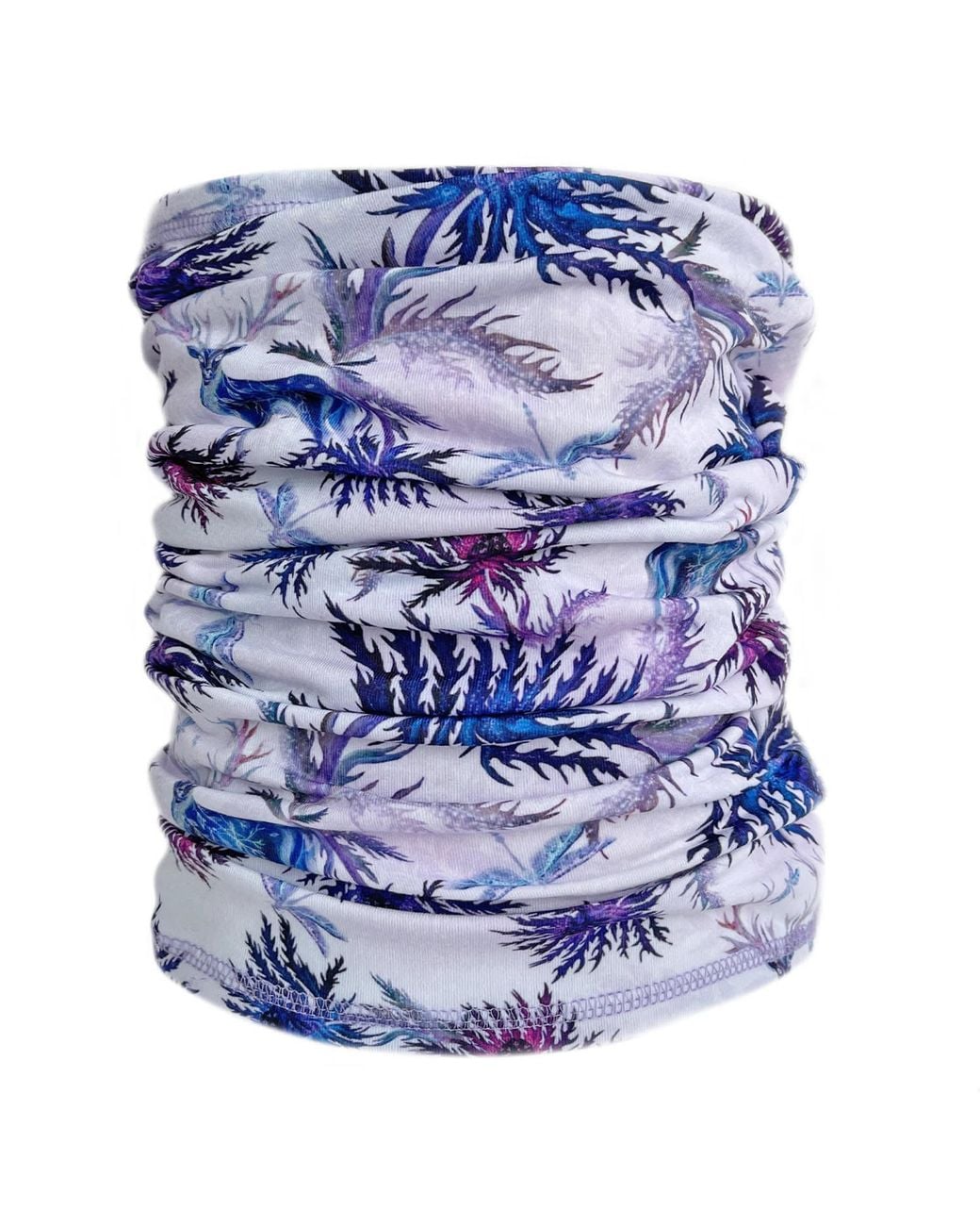 VETKA Blue Neutrals Neck Gaiter Sea Holly