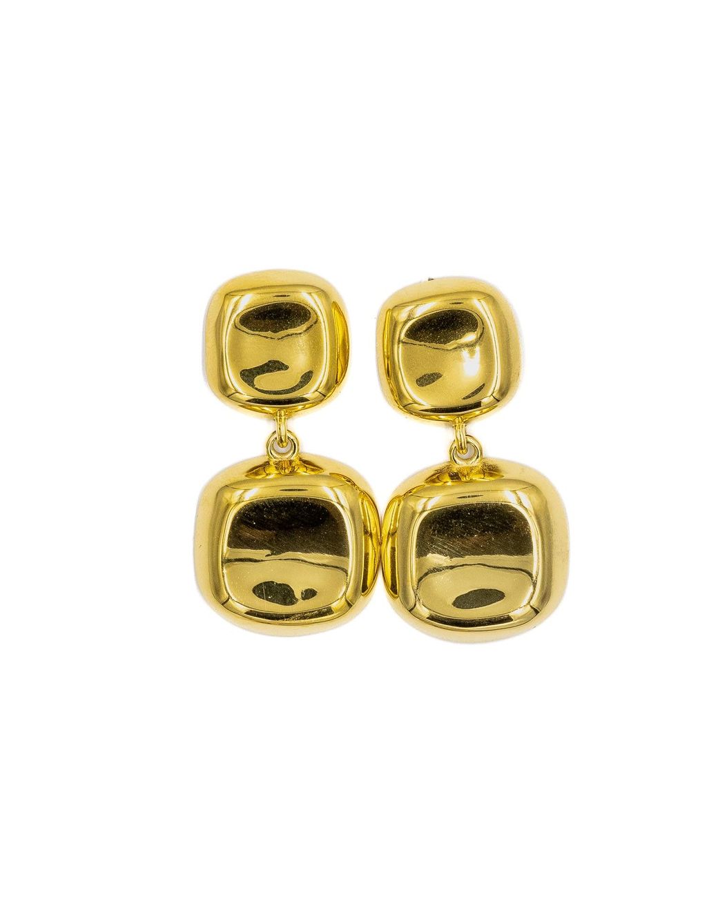Superdivajewellery Yellow Double Drop Earrings