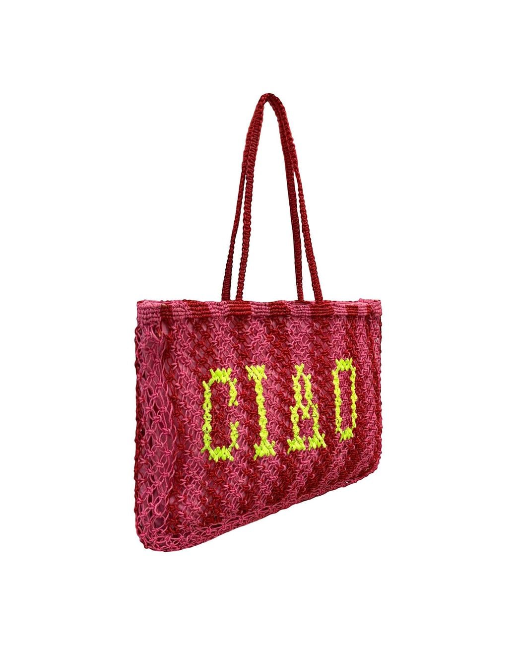 Lilly Loves Red Ciao Jute Bag