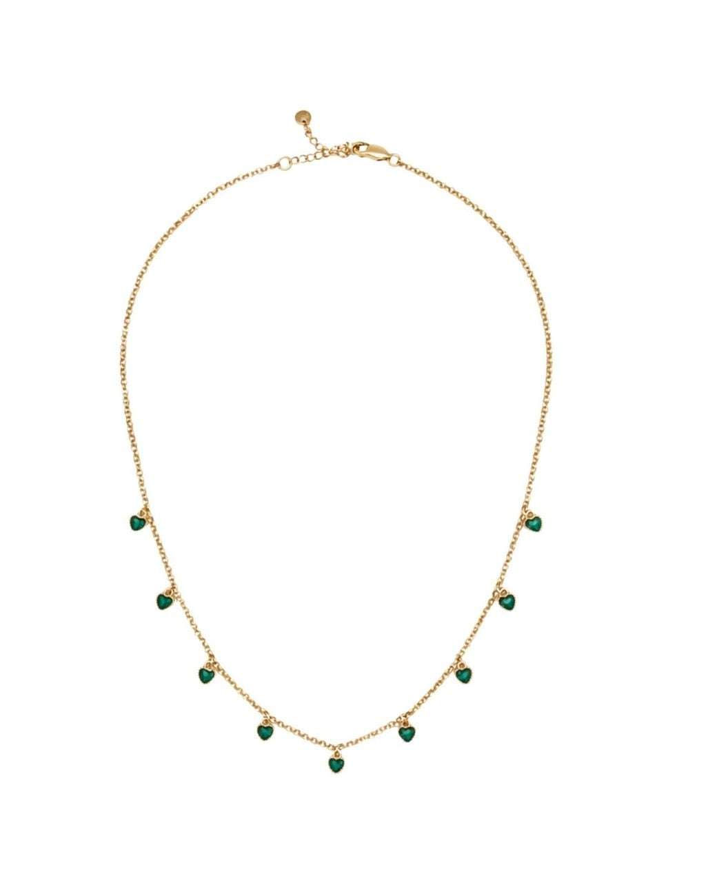 Uchi and Soto Metallic Kokoro Heart Necklace