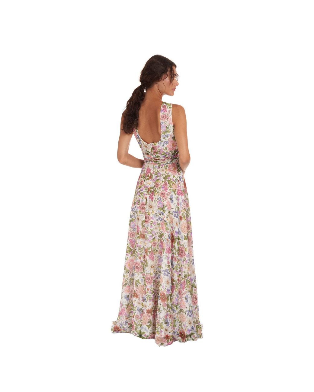 Sofia Tsereteli White Blooming Elegance Gown