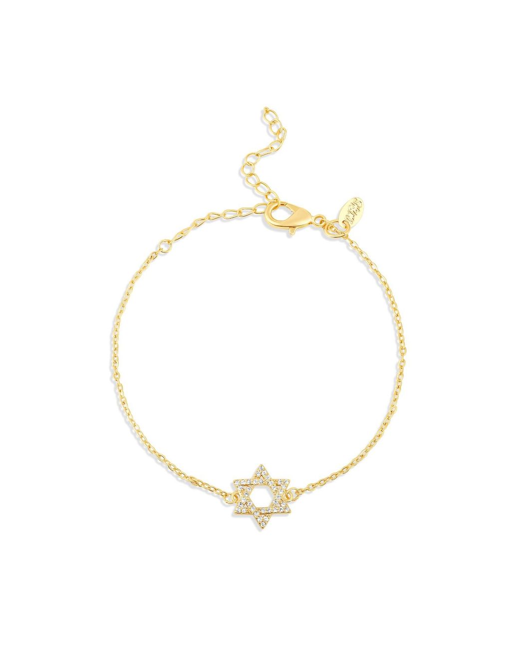 SHYMI Metallic Pave Star Of David Bracelet