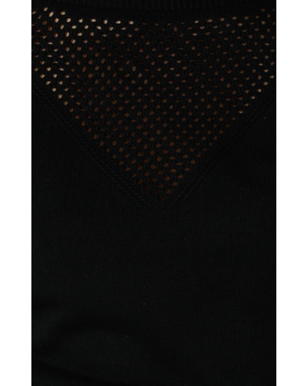 SACHA DRAKE Black Chloe Three Quarter Sleeve Knit Top