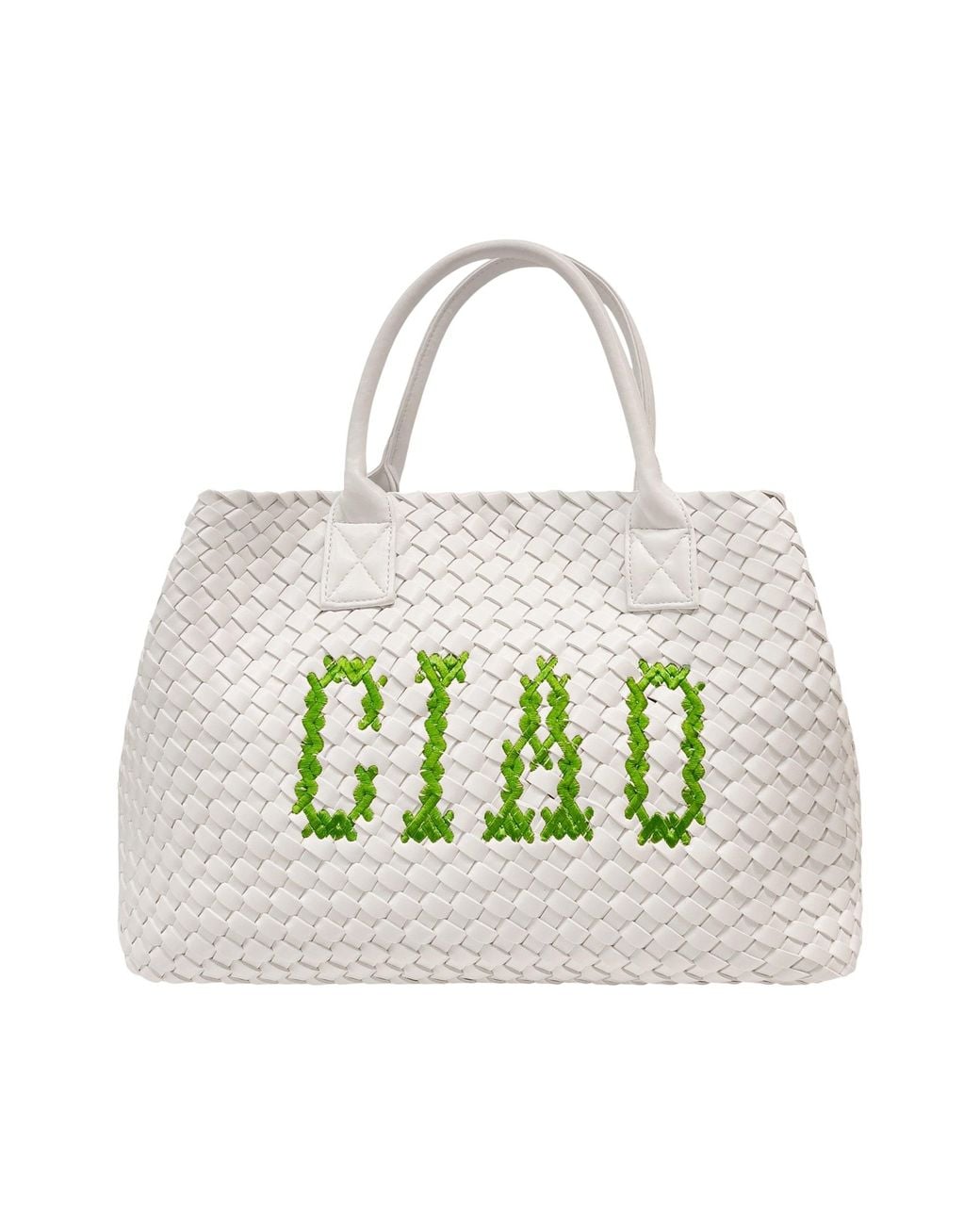 Lilly Loves White Ciao Vegan Handbag