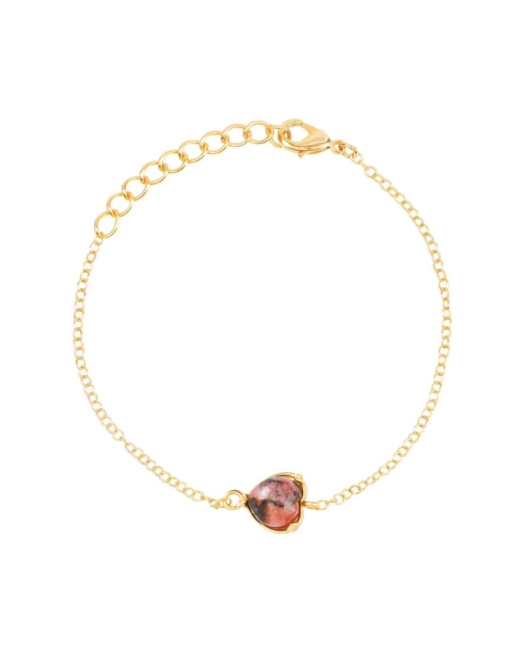 Lila Rasa Metallic Rhodonite May Birthstone For Self-Love & Balance Jewellery Set Necklace, Earrings & Bracelet