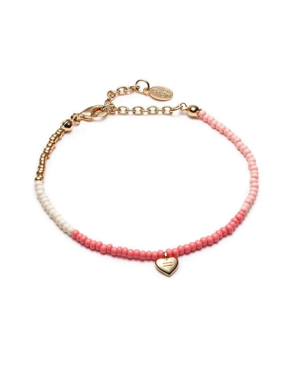 With Love Darling Red Equality Heart Beaded Bracelet