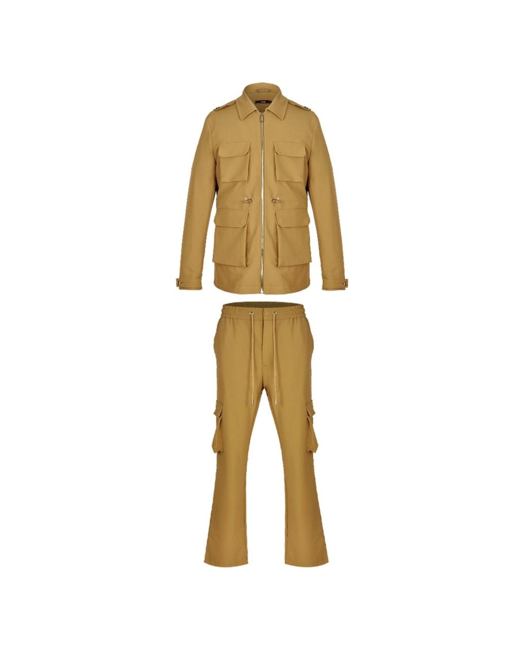 DAVID WEJ Yellow Ashford Military Set for men