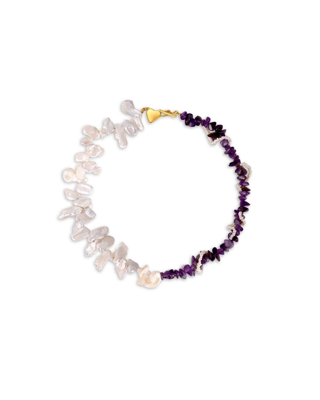 Retro Chic Metallic Crystal Mermaid Necklace