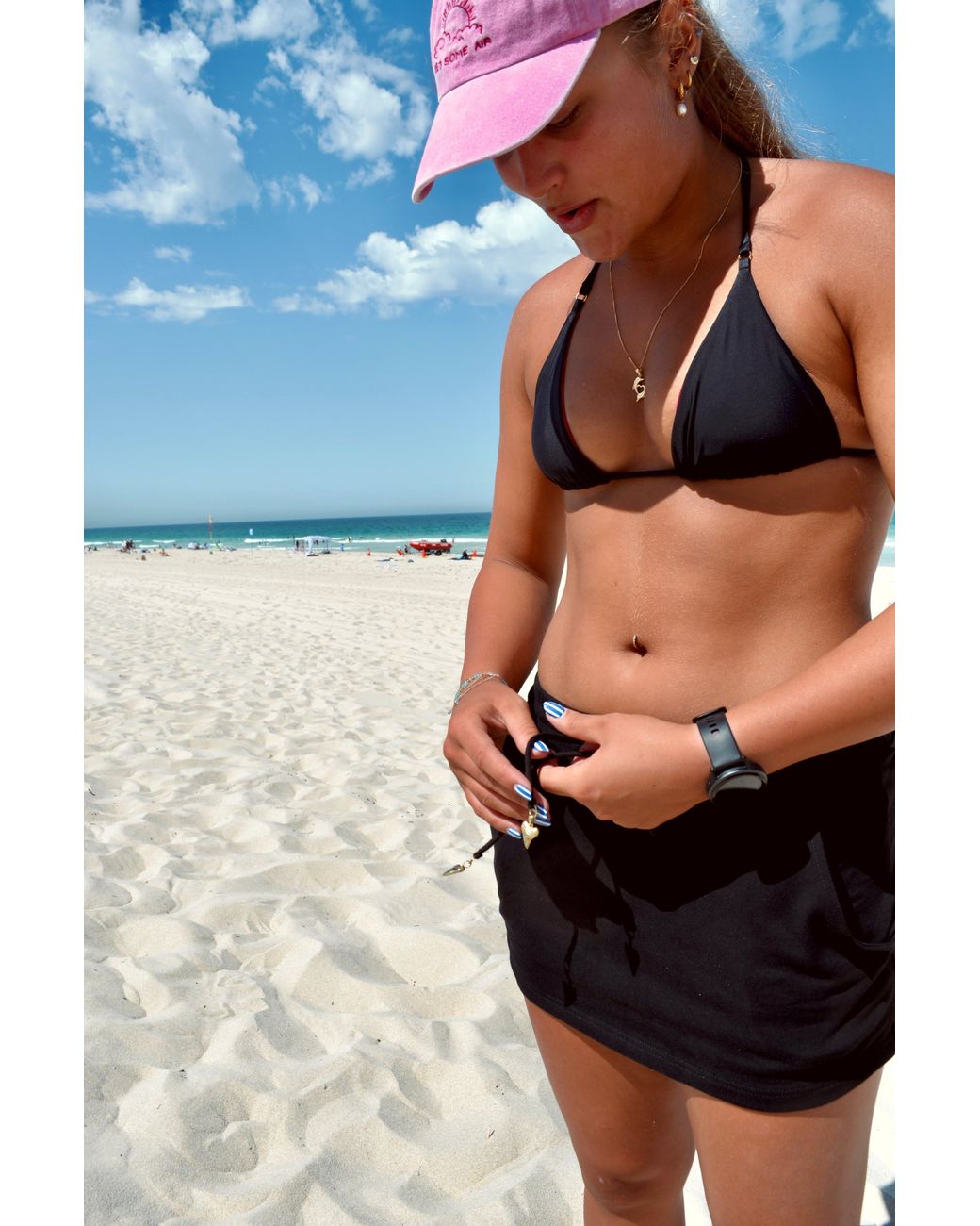 Made for It Black She Bites Mini Skort
