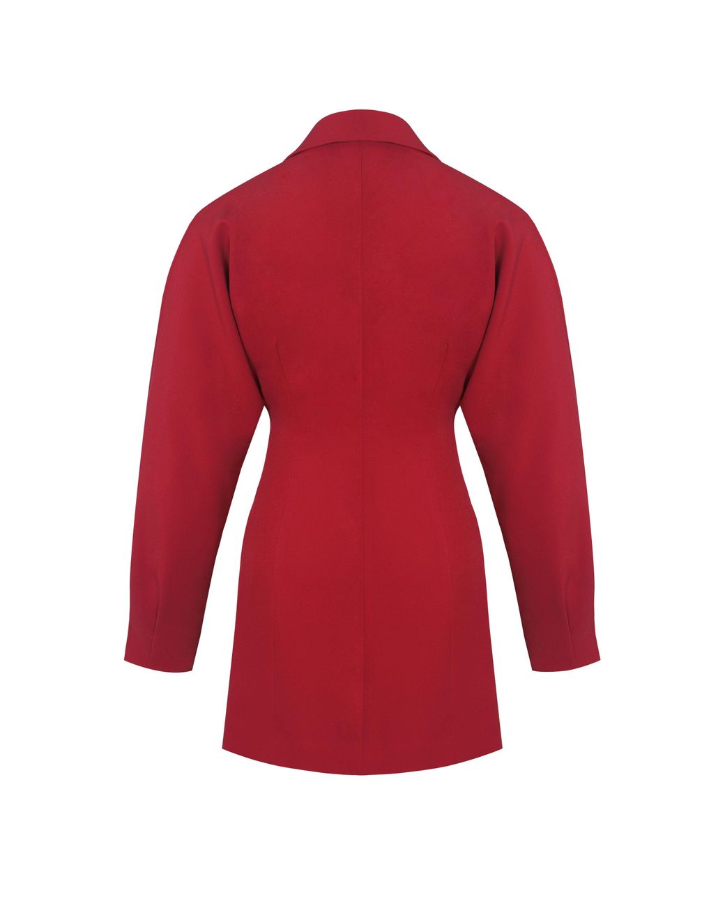 Miss Circle New York Red Blythe Cherry Batwing Blazer Mini Dress