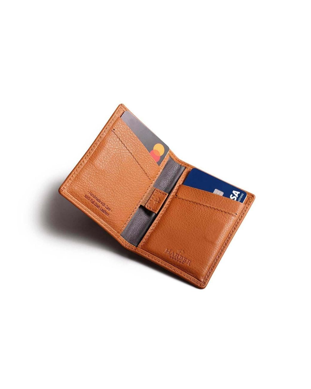 Harber London Black Rfid Card Wallet for men