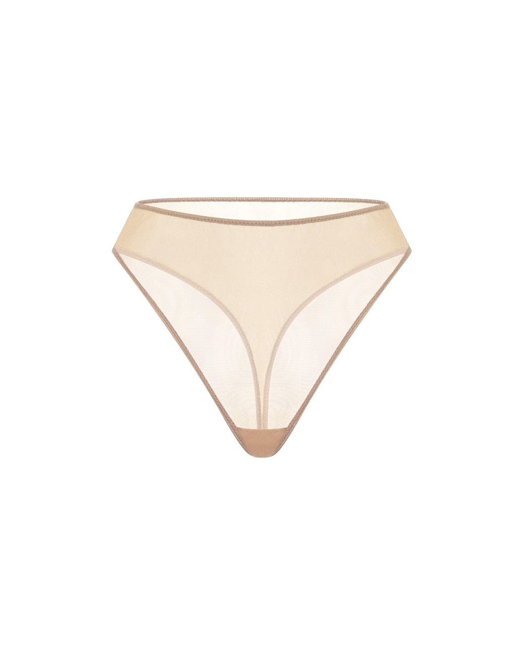 Zhilyova Natural Neutrals Ocean High-Waisted Thong