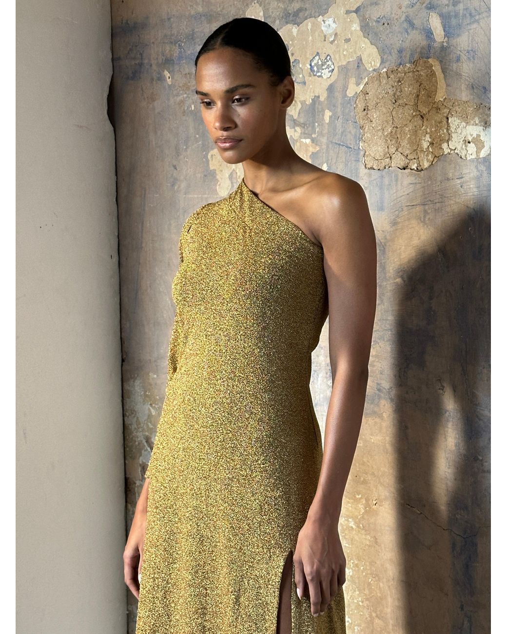 Any Old Iron Natural Shimmer Smith Dress