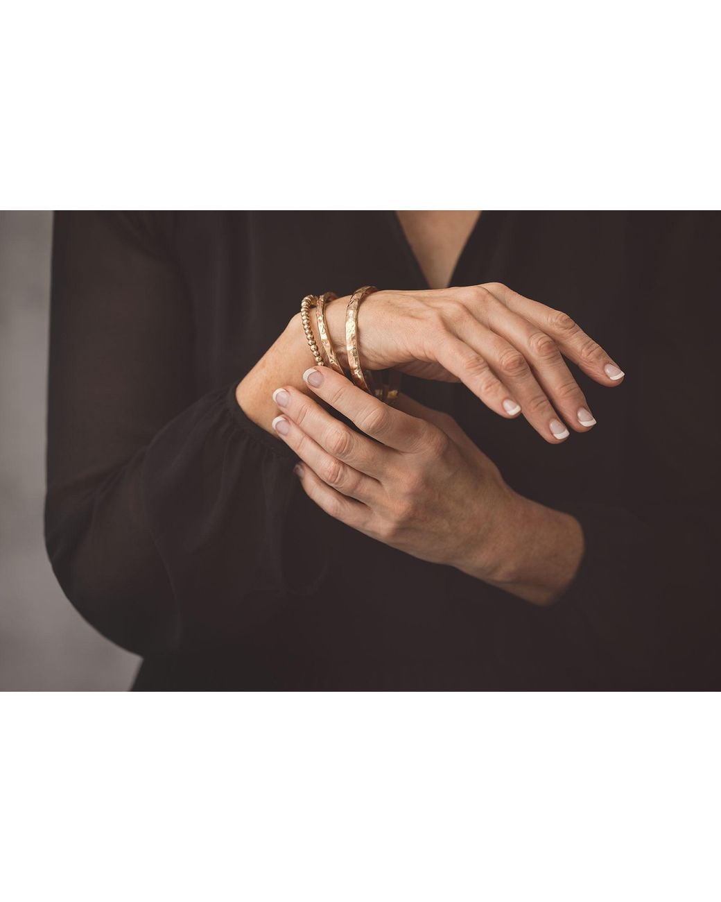 Collection 1304 Yellow Aura Bronze Bangle