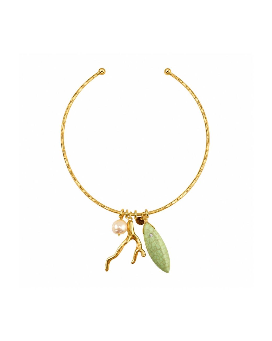 Lalinde Metallic La Mer Choker