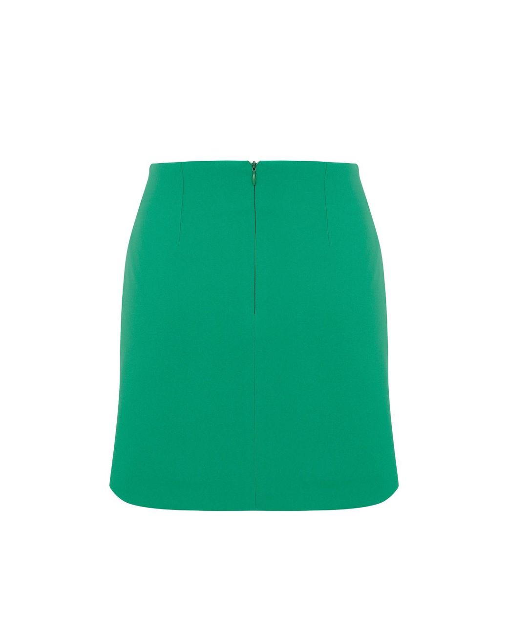 NAZLI CEREN Green Vance A Line Mini Skirt