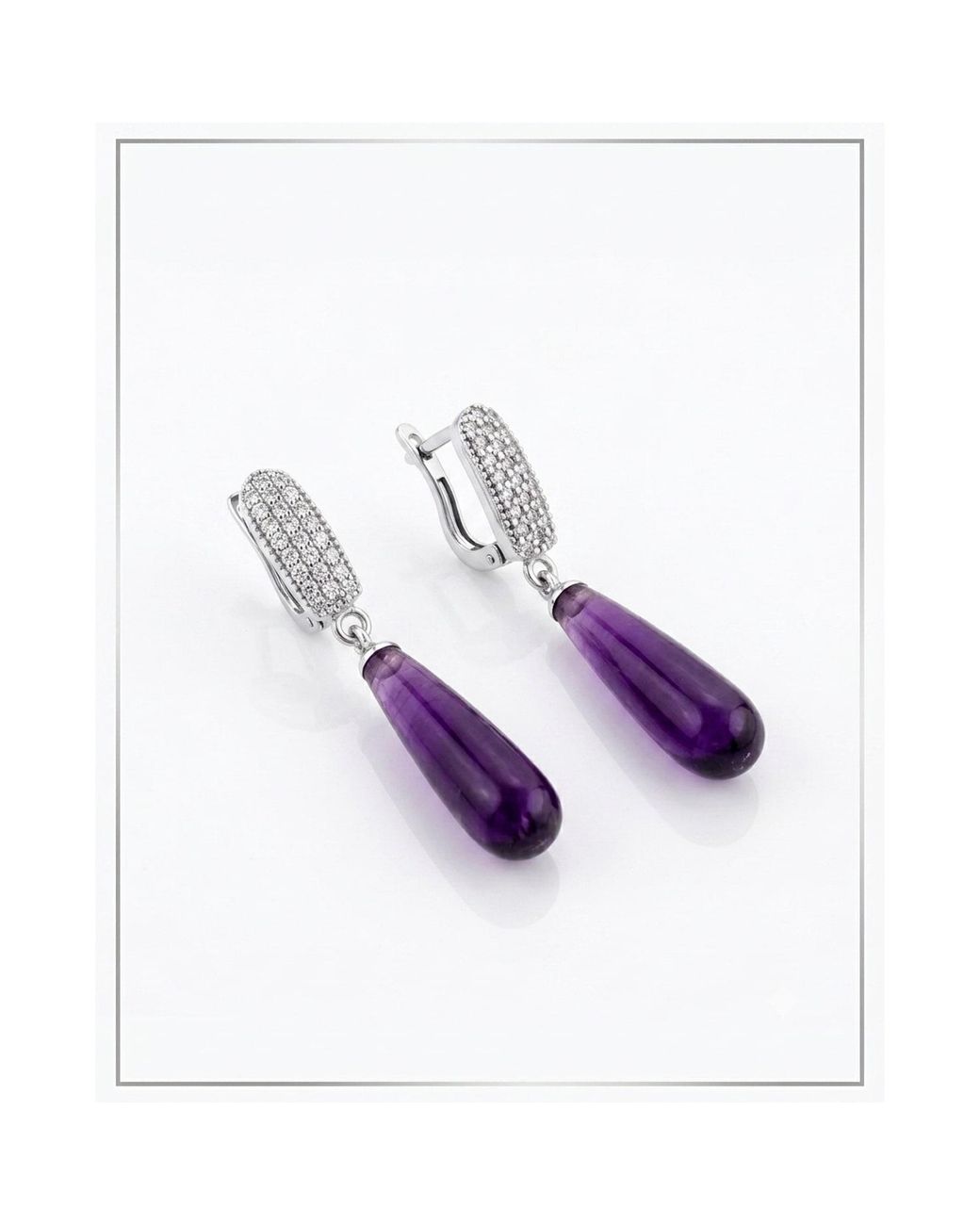 Najiba Purple Cascade Silent Amethyst