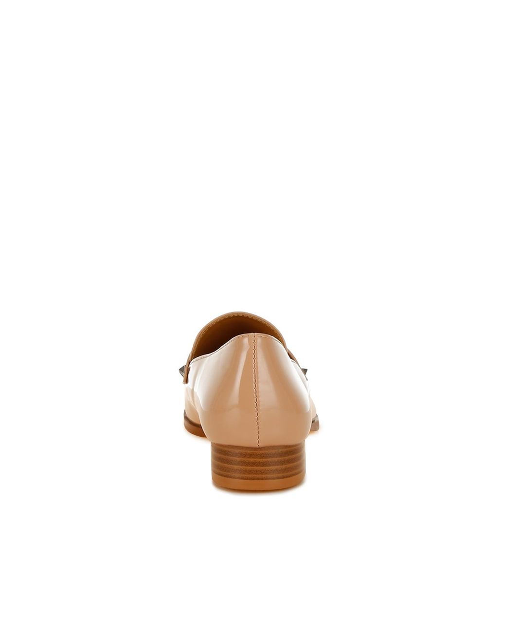 Rag & Co Natural Neutrals Noshiya Patent Pleather Penny Loafers