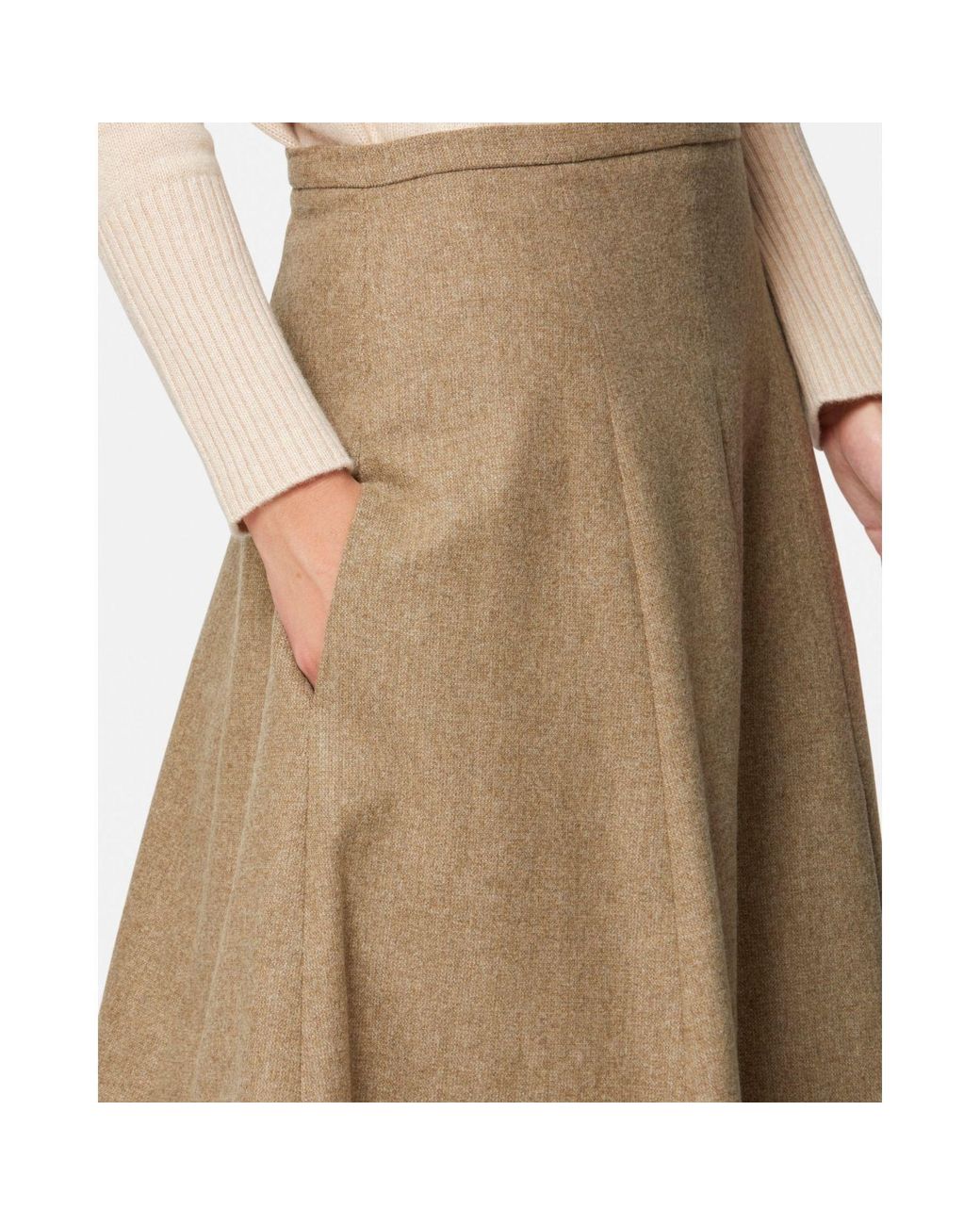 Helen Mcalinden Natural Neutrals Tracey Soft Umber Skirt