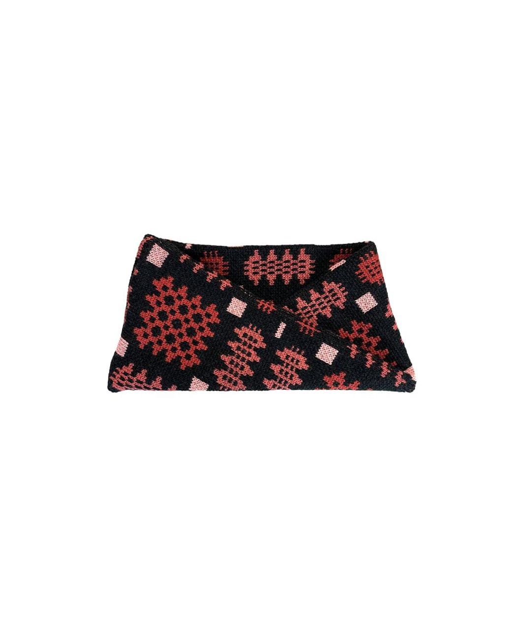 Mabli Red Carthen Merino Head Wrap