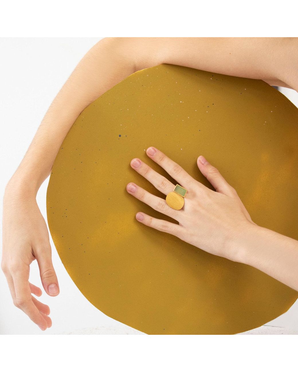Joidart Yellow Golden Ring Collage