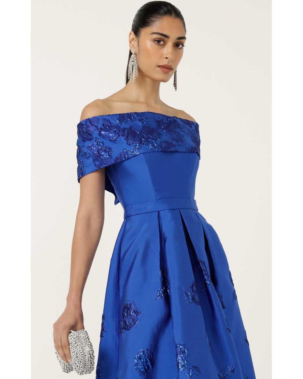 SACHA DRAKE Blue Pialle Gown