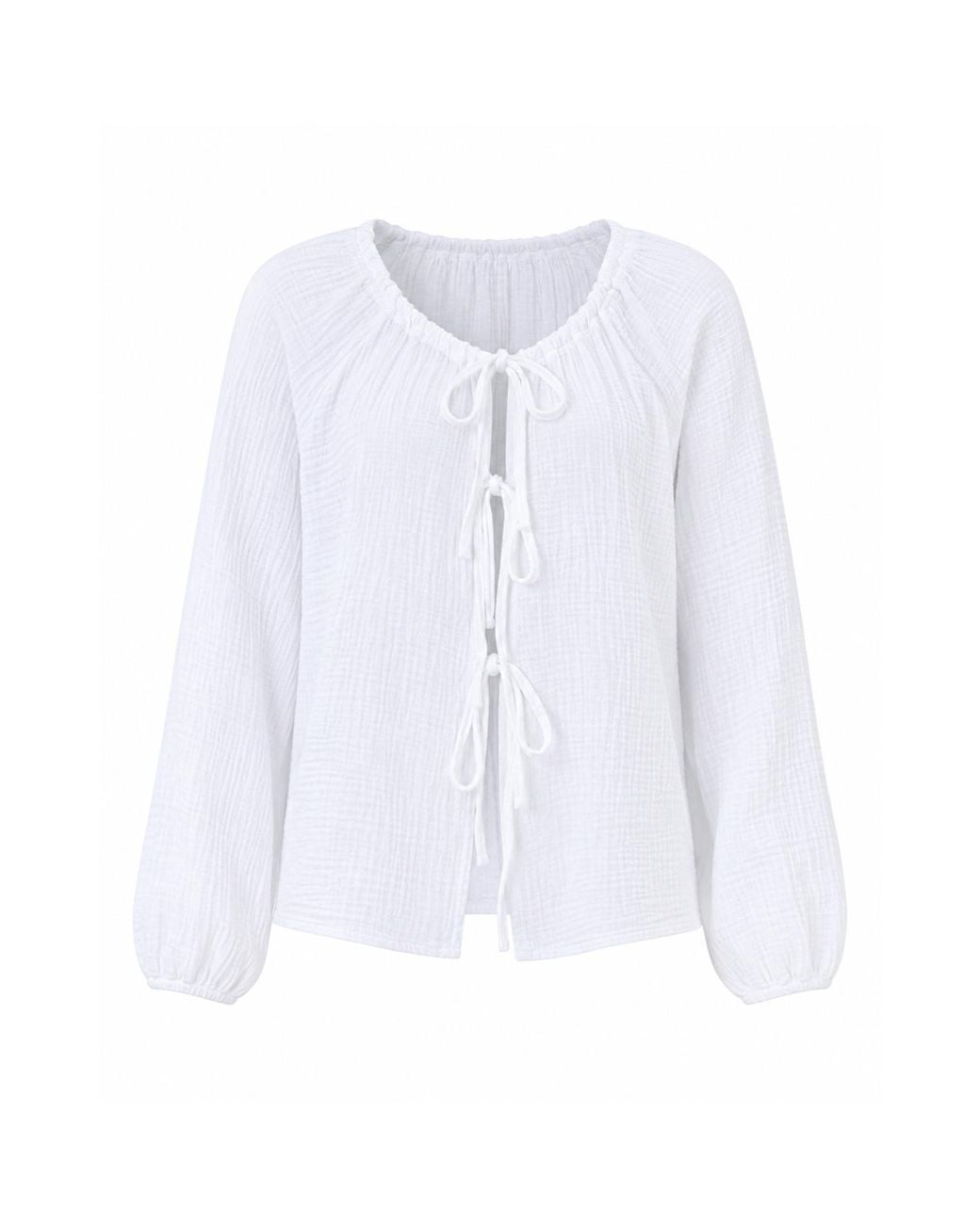Mind Traveler White Paula Blouse