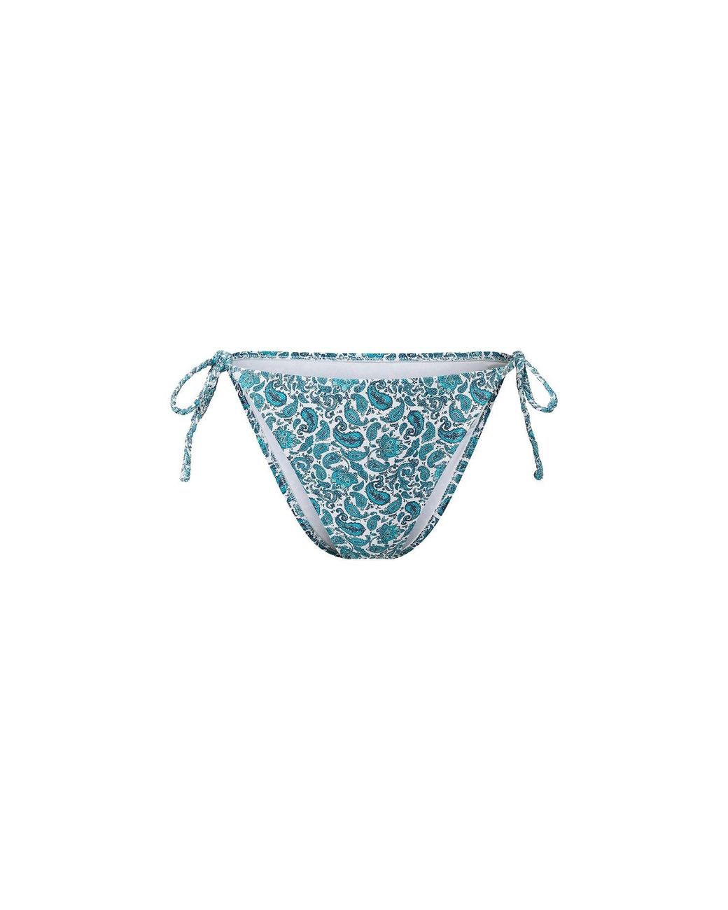 Aqva Swimwear Print Tortuga Bikini Bottom in Blue | Lyst