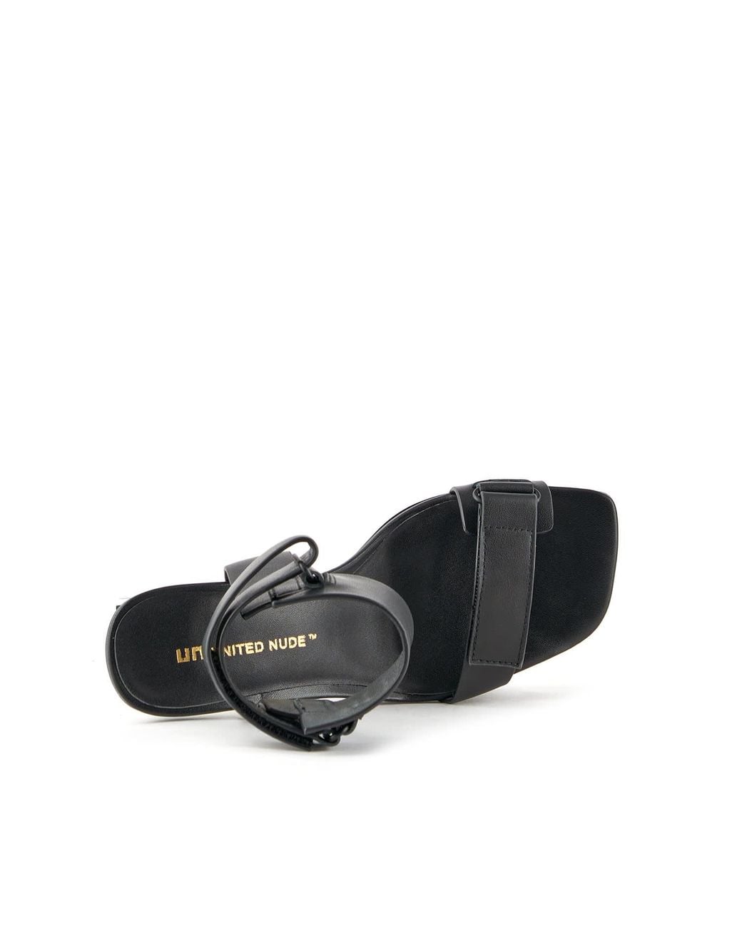 United Nude Black Cubist Sandal