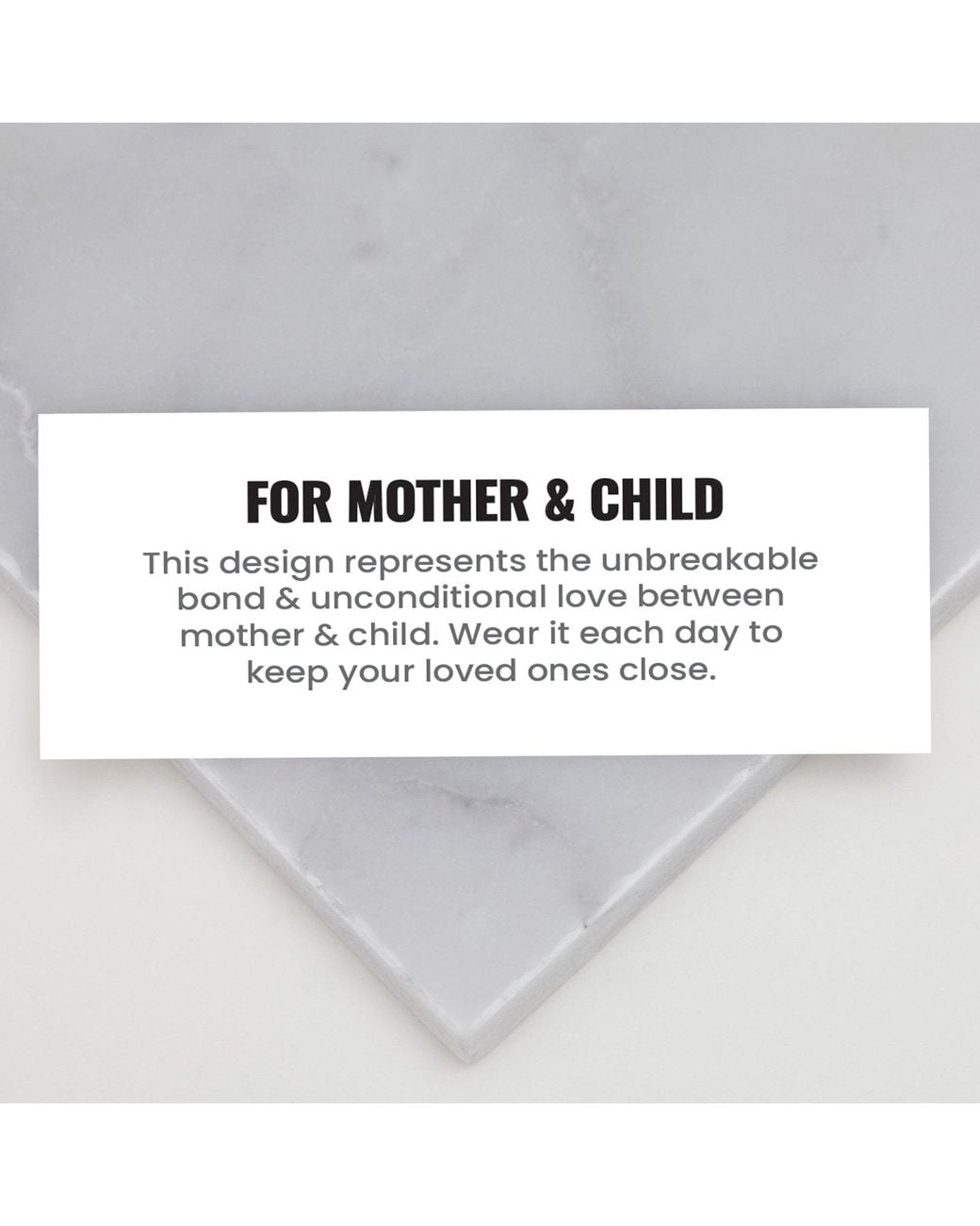 Muru Metallic Mother & Child Necklace