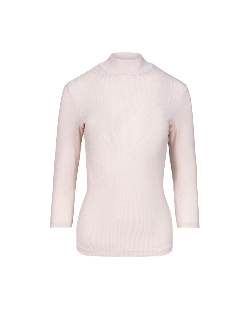 Oh!Zuza Pink Neutrals Rib Rollneck Top