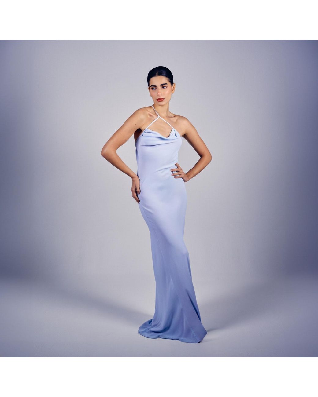 The Ethos Studio Blue Anne Dress