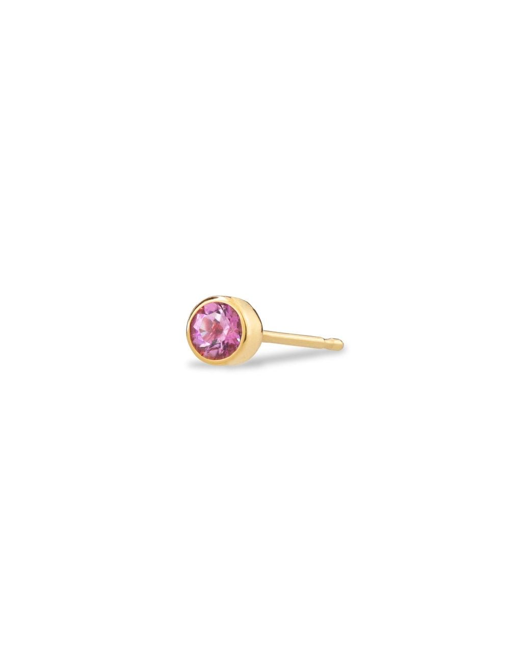 Maya Brenner Pink Birthstone Stud